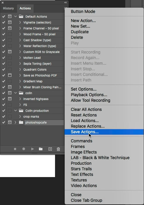 record an action in photoshop cs 5 for mac